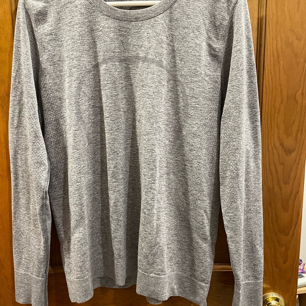 Lululemon relaxed swiftly tech long sleeve Heather grey